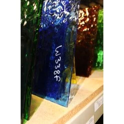 Wissmach Light Copper Blue Transparent Flemish -Stained Glass Deals Store 235130 90