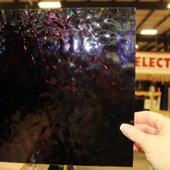 Wissmach Dark Cobalt Blue/Dark Purple Transparent Flemish 16 Wissmach Dark Cobalt Blue/Dark Purple Transparent Flemish -Stained Glass Deals Store 235142 60