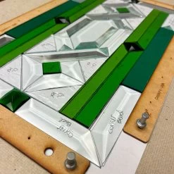 Portage Bevel Cluster 15 Portage Bevel Cluster -Stained Glass Deals Store 235296 50