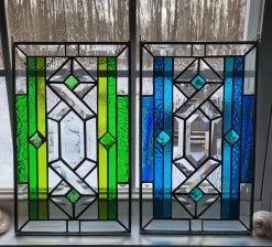 Portage Bevel Cluster 19 Portage Bevel Cluster -Stained Glass Deals Store 235296 90