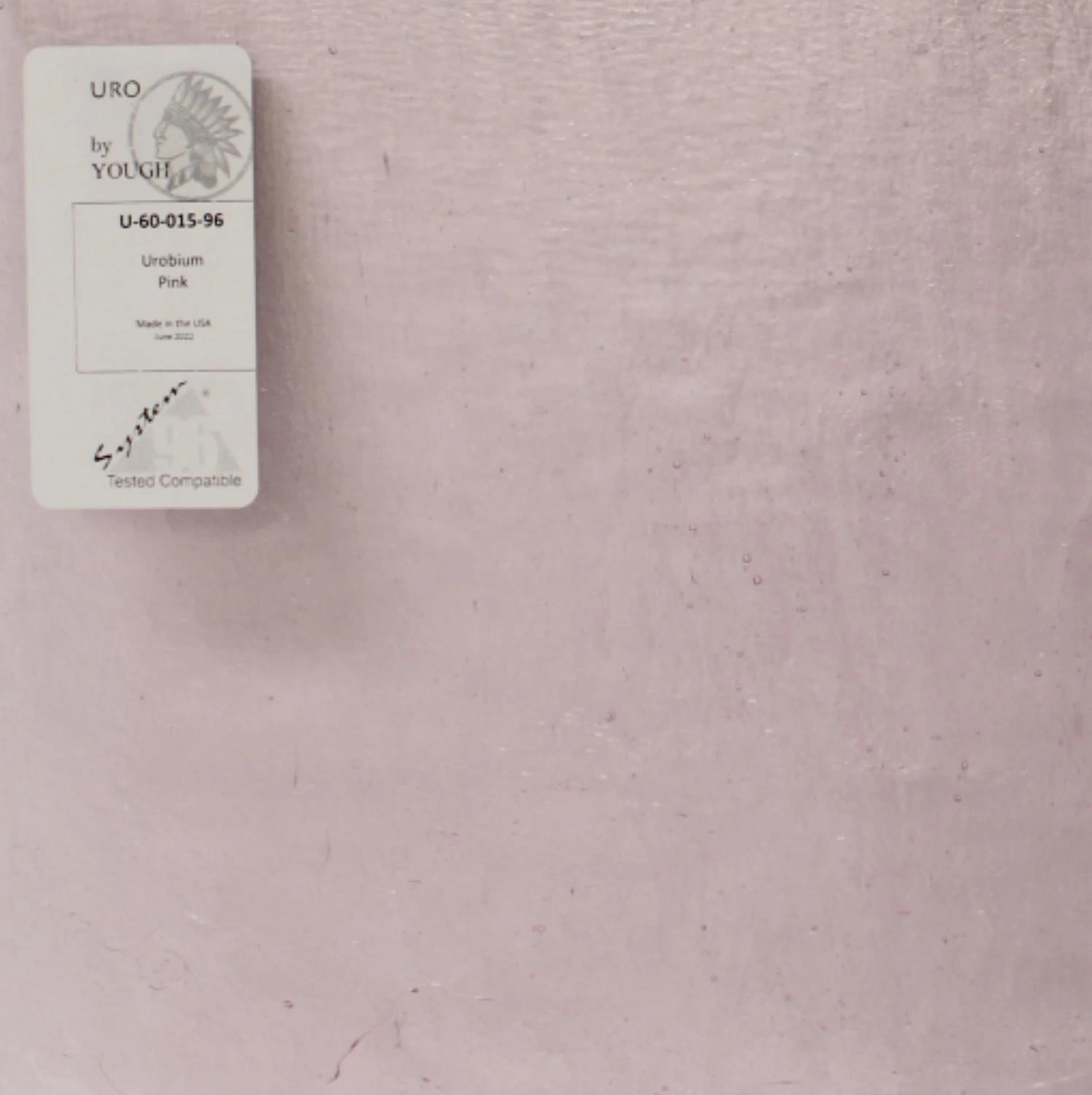 Uro Urobium Pink Hand-Rolled Transparent - 96 COE 2 Uro Urobium Pink Hand-Rolled Transparent - 96 COE - Image 2