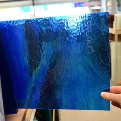 Wissmach Mystic Light Blue And Dark Blue Streaky 7 Wissmach Mystic Light Blue And Dark Blue Streaky -Stained Glass Deals Store 238305 40