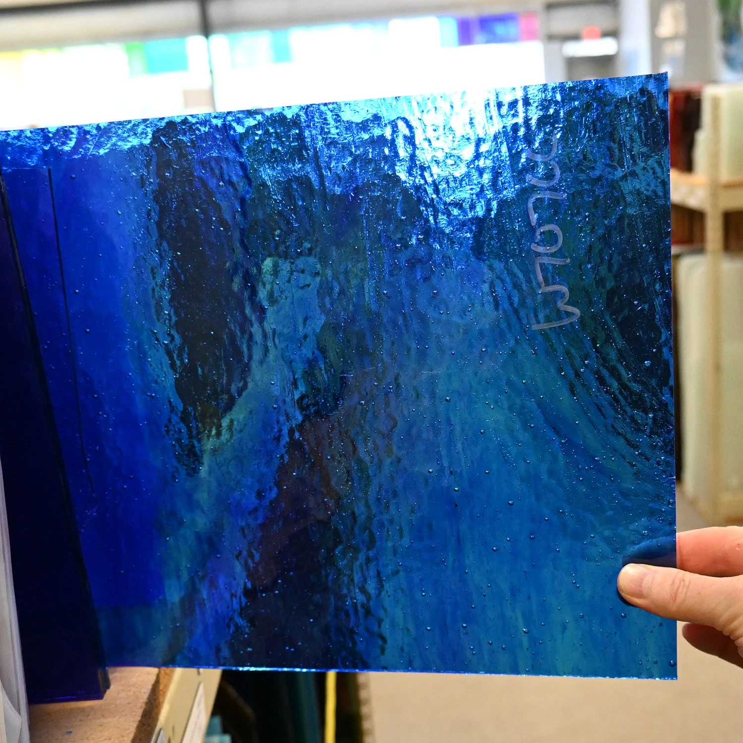 Wissmach Mystic Light Blue And Dark Blue Streaky 4 Wissmach Mystic Light Blue And Dark Blue Streaky - Image 4