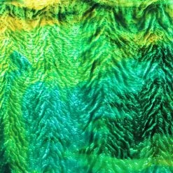 Uro Emerald, Chartruese And Turquoise Herringbone Ripple