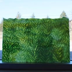 Uro Emerald, Spring And Light Green Herringbone Ripple -Stained Glass Deals Store 238541 20