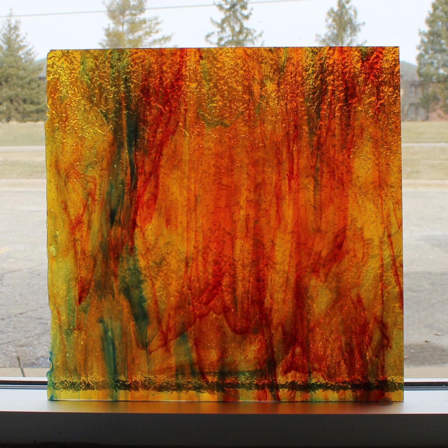 Uro Yellow With Red Orange Blue And Green Granite 4 Uro Yellow With Red Orange Blue And Green Granite - Image 4