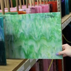 Tiffany Today Mint Julep Opal Streaky 14 Tiffany Today Mint Julep Opal Streaky -Stained Glass Deals Store 238643 40