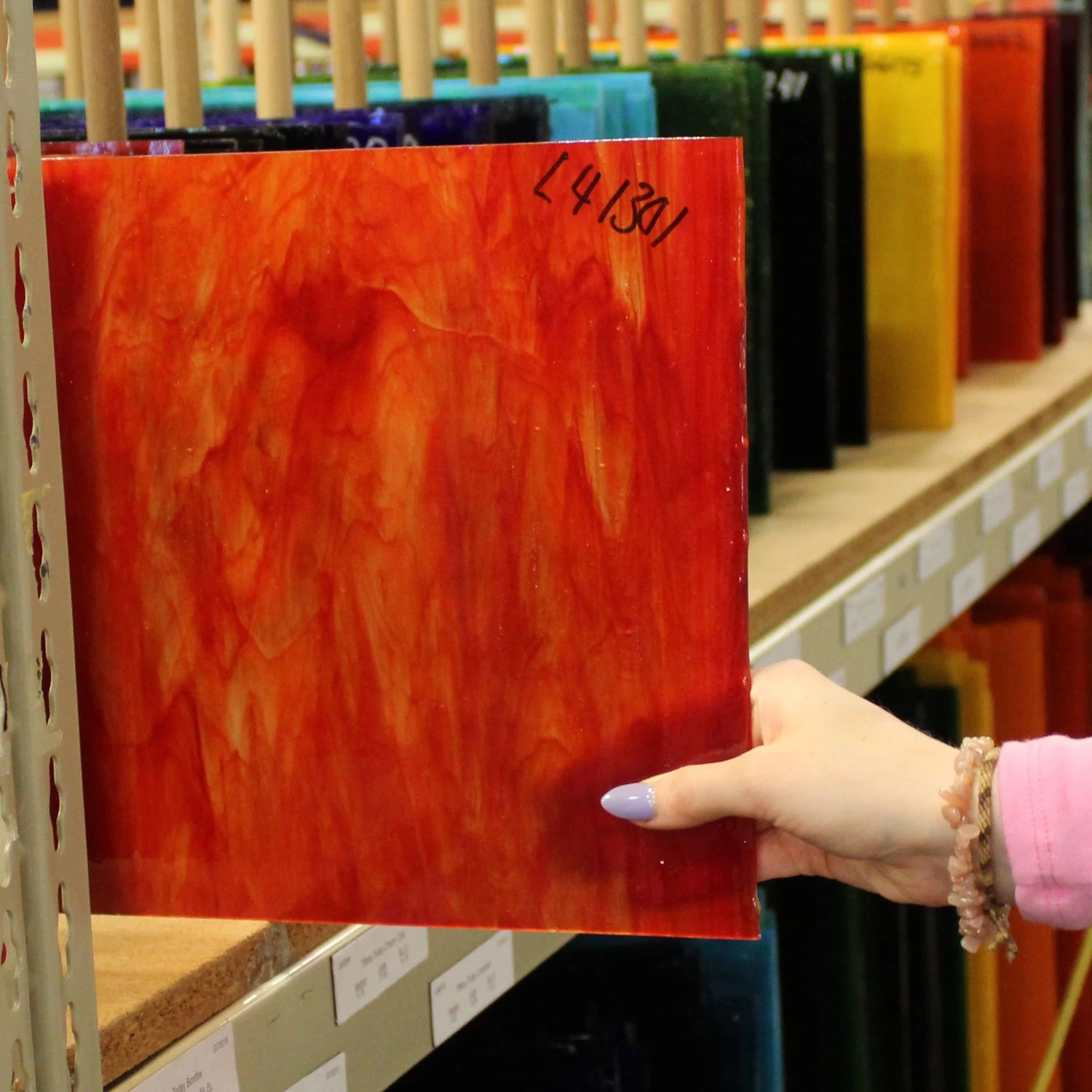 Tiffany Today Bonfire Opal Streaky 5 Tiffany Today Bonfire Opal Streaky - Image 5