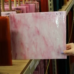 Tiffany Today Bubblegum Opal Streaky -Stained Glass Deals Store 238695 40