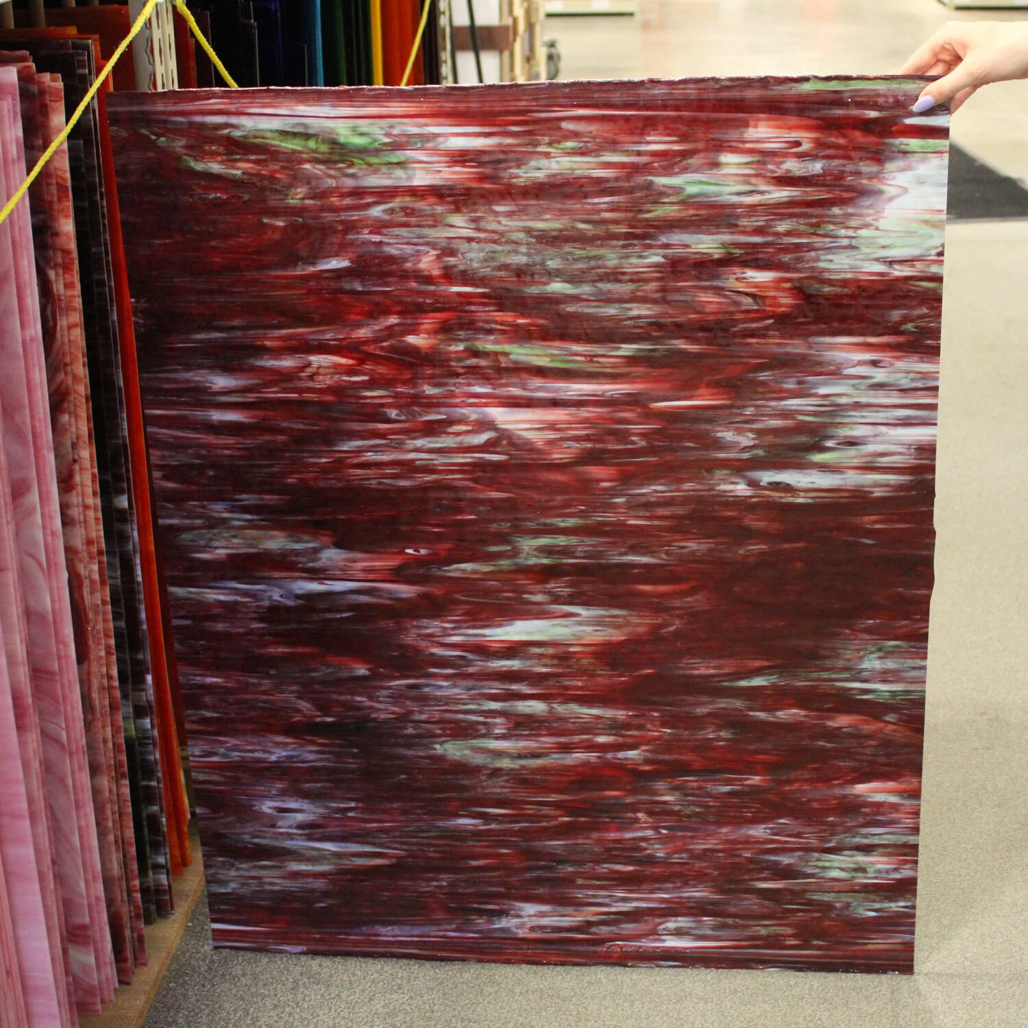 Tiffany Today Rainbow Eucalyptus Opal Mottle 6 Tiffany Today Rainbow Eucalyptus Opal Mottle - Image 6