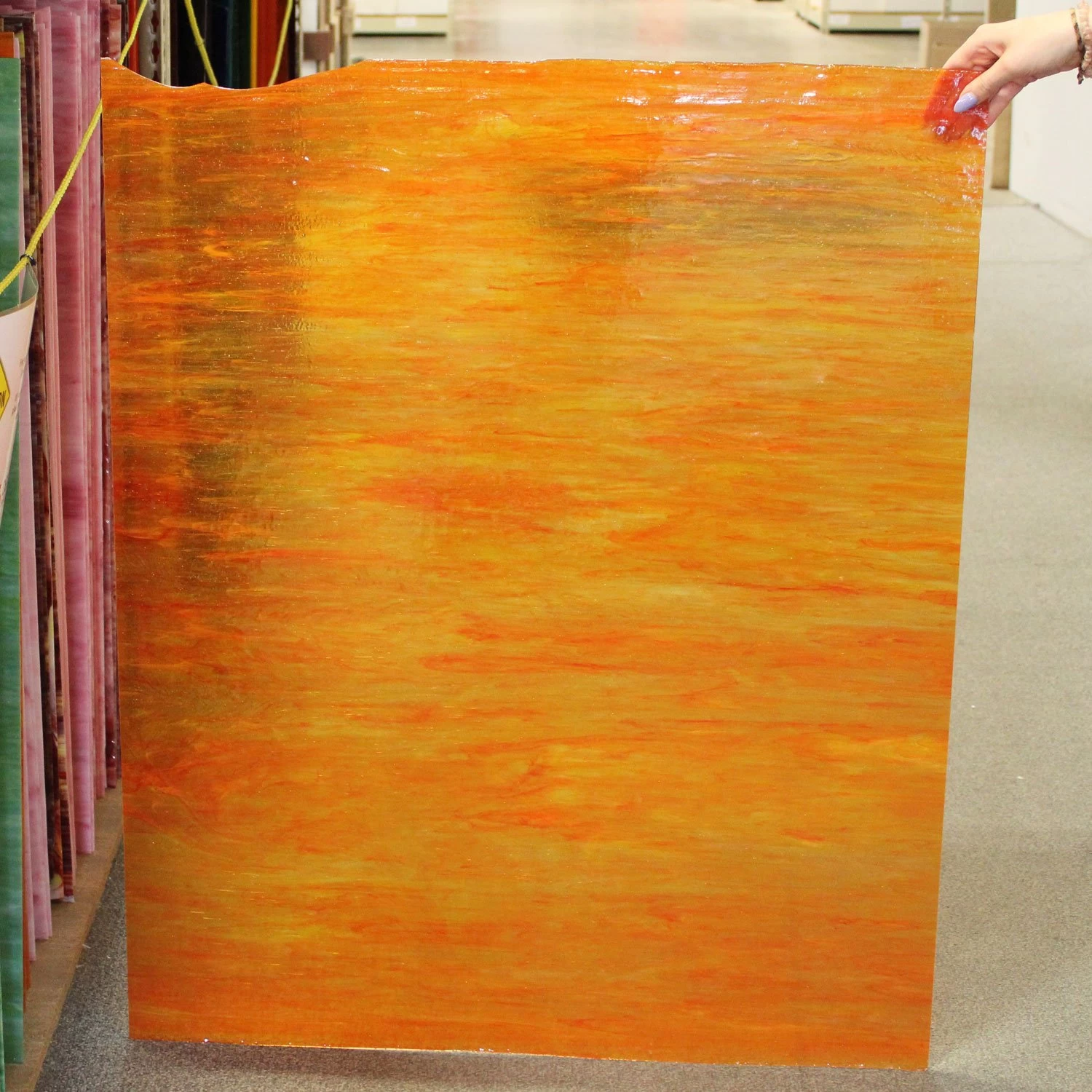 Tiffany Today Tangerine Dream Transparent Streaky 6 Tiffany Today Tangerine Dream Transparent Streaky - Image 6