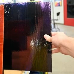 Delphi Superior Purple Plum Transparent - 90 COE -Stained Glass Deals Store 239012 30