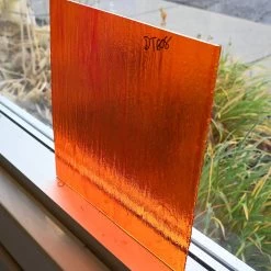 Delphi Superior Clementine Transparent - 90 COE 11 Delphi Superior Clementine Transparent - 90 COE -Stained Glass Deals Store 239017 20