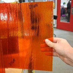 Delphi Superior Clementine Transparent - 90 COE 12 Delphi Superior Clementine Transparent - 90 COE -Stained Glass Deals Store 239017 30