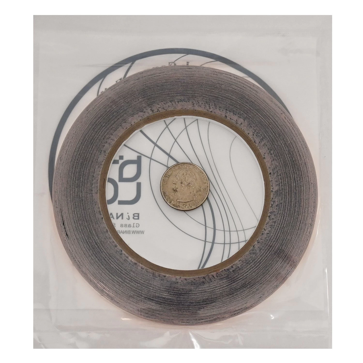 3/16" BiNARi Black Backed Copper Foil - 1.0 Mil 3 3/16" BiNARi Black Backed Copper Foil - 1.0 Mil - Image 3