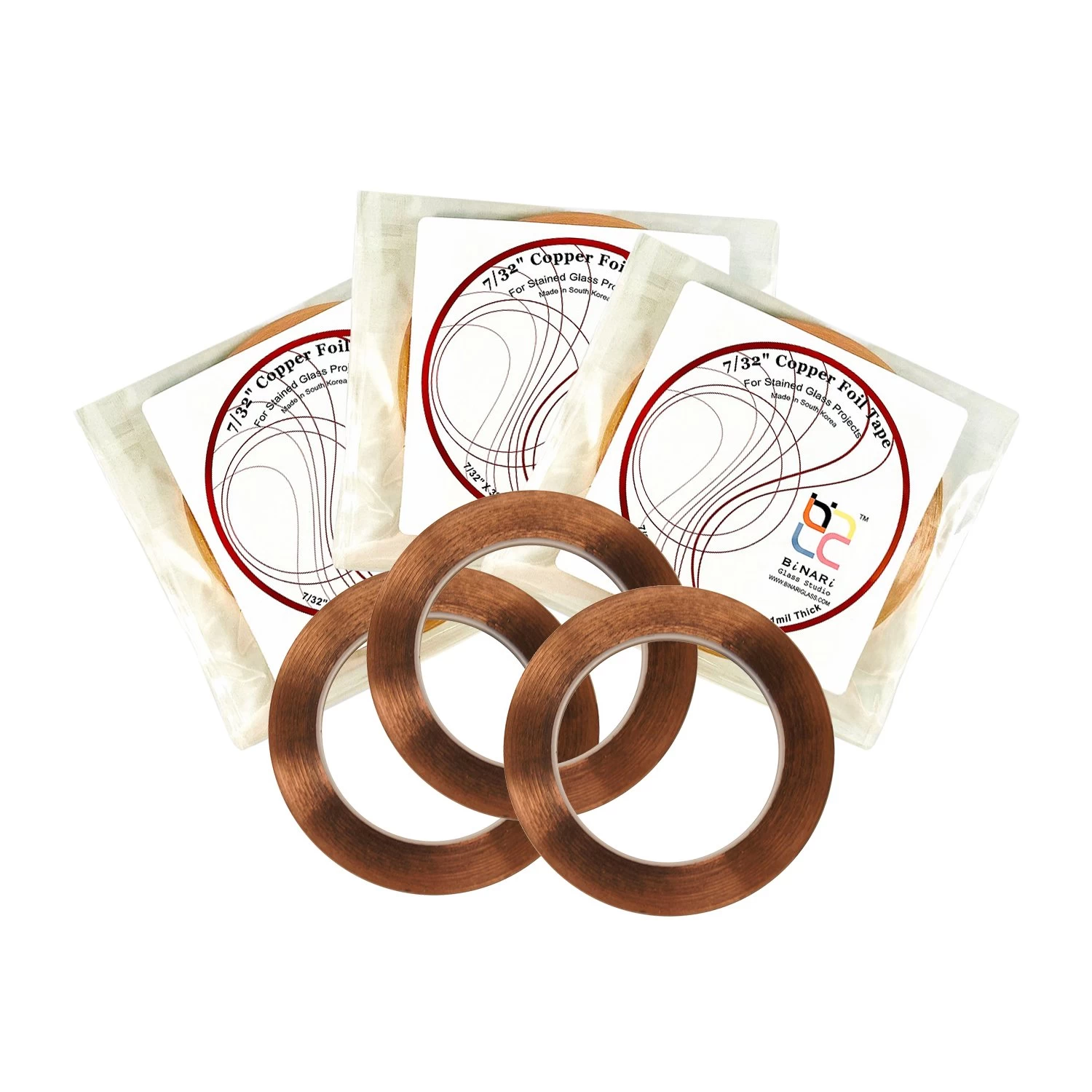 3/16" BiNARi Black Backed Copper Foil - 1.0 Mil 5 3/16" BiNARi Black Backed Copper Foil - 1.0 Mil - Image 5