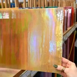 Tiffany Today Amber Iridized Opal Wispy 9 Tiffany Today Amber Iridized Opal Wispy -Stained Glass Deals Store 239161 40